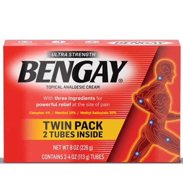 Bengay Ultra Strength Pain Relieving Cream 4-ounce (2 Tubes) 226g