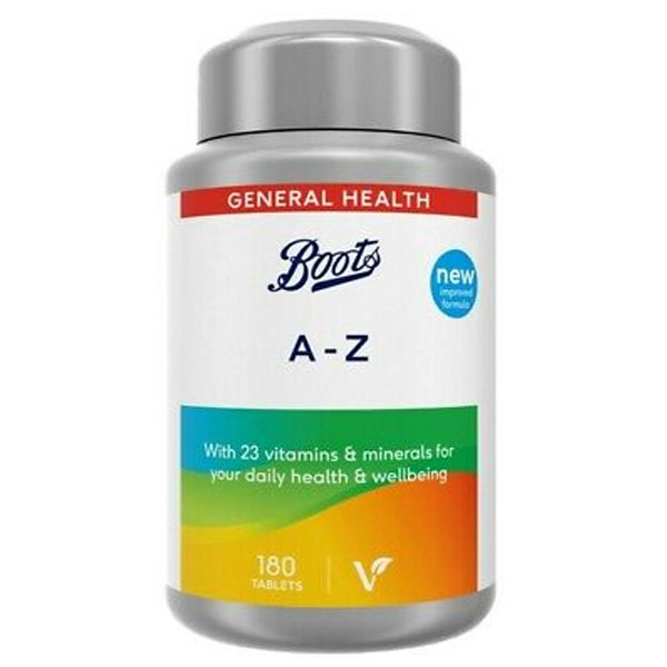 Boots A-Z Complete Vitamins & Minerals -180 Tablets