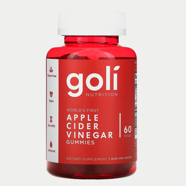 Goli Nutrition Apple Cider Vinegar Gummies 60 Gummies
