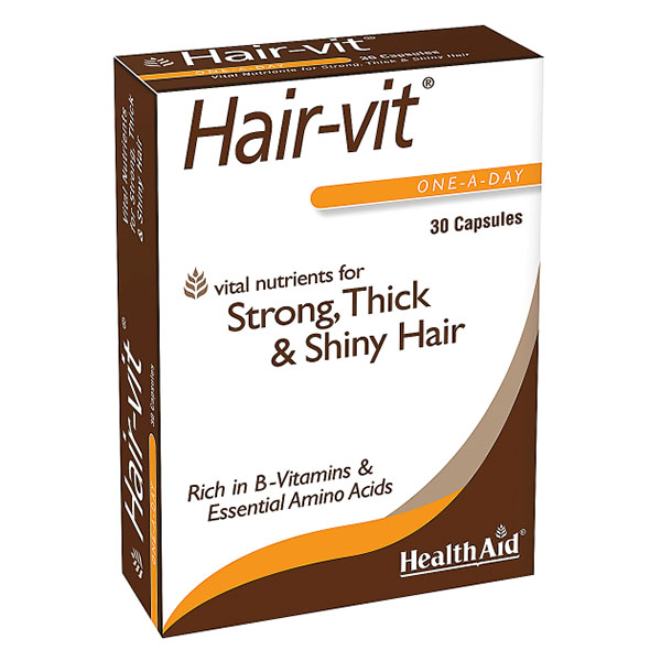 HealthAid Hair-Vit Strong, Thick & Shiny Hair 30 Capsules