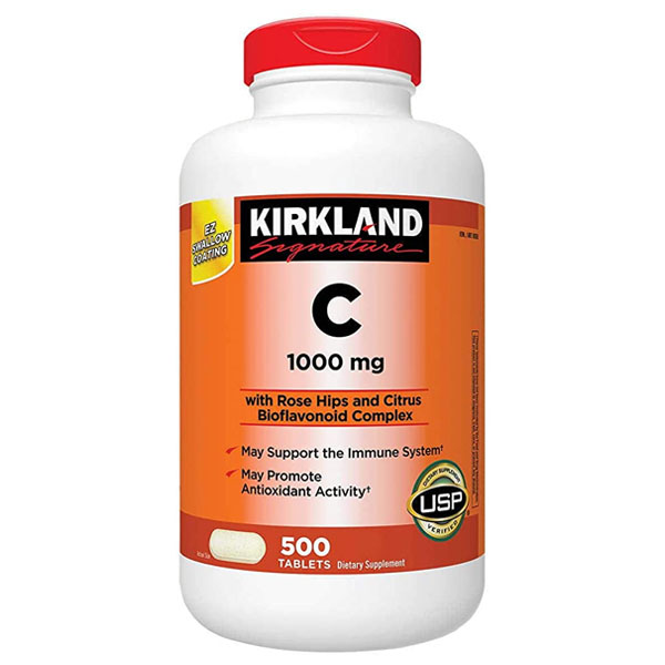 KIRKLAND Signature Vitamin C 1000mg 500 Tablets
