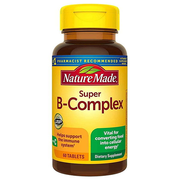 Nature Made B-Complex with Vitamin C Super 60 Tablets