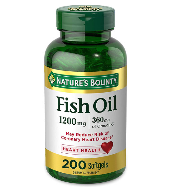Nature’s Bounty Fish Oil Omega-3 1200mg+360mg 200 Softgel