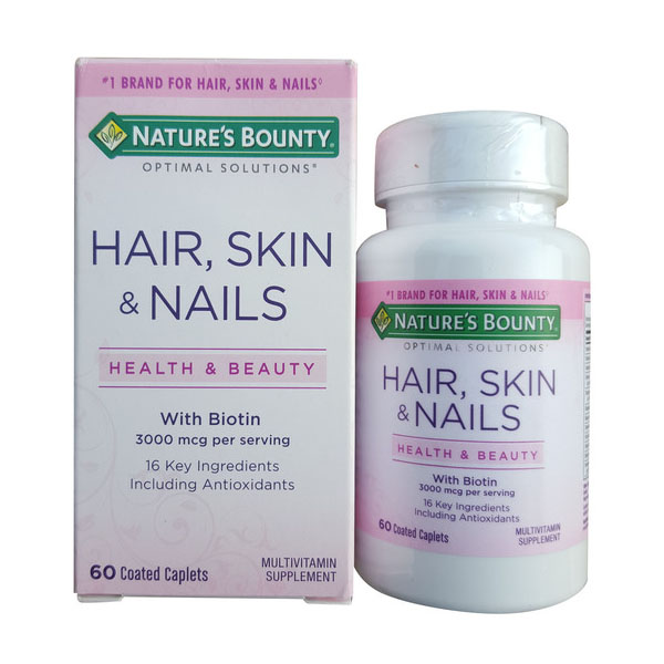 Nature’s Bounty Hair, Skin & Nails 60 Coated Tablets