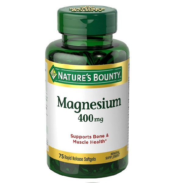 Nature’s Bounty Magnesium Rapid Release 400mg 75 Softgels