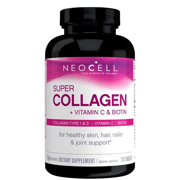 NeoCell Super Collagen + Vitamin C with Biotin 210 Tablets