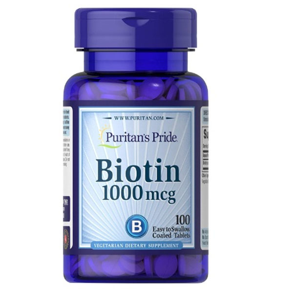 Puritan’s Pride Biotin 1000mcg 100 Tablets