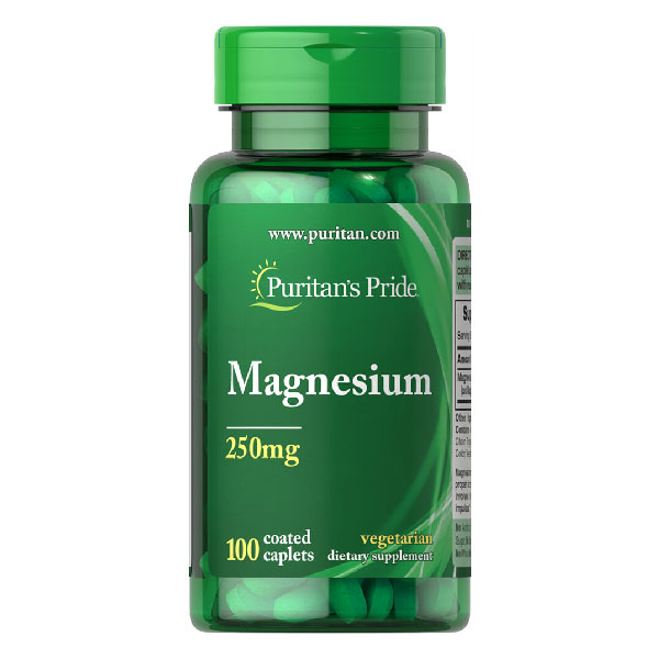 Puritan’s Pride Magnesium 250mg 100 Caplets