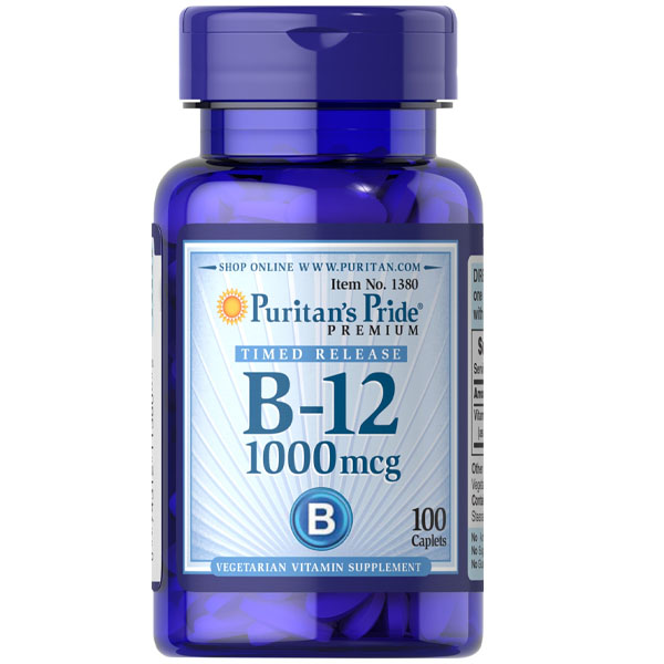 Puritans Pride Vitamin B-12 1000 Mcg 30 Tablets