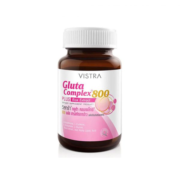 Vistra Gluta Complex 800 Plus Rice Extract 60 Tablets