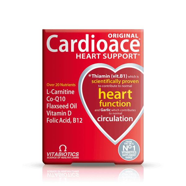 Vitabiotics Cardioace Original For Heart Function & Circulation 30 Tablets