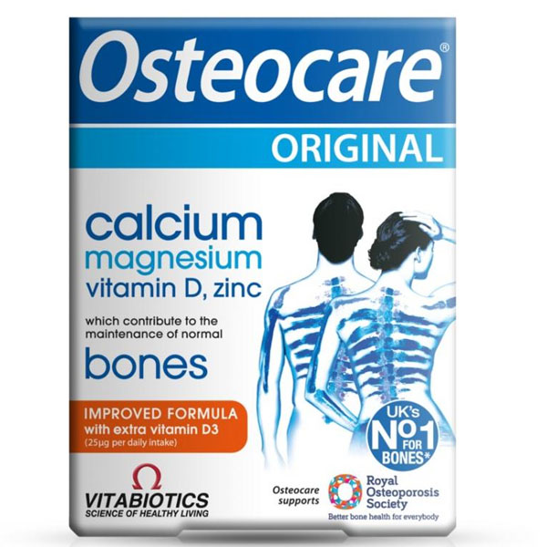 Vitabiotics Osteocare Original Bone Health, Calcium Magnesium, Vitamin D- 90 Tablets