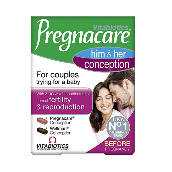 Vitabiotics Pregnacare His-Hers Conception Tablets 60s
