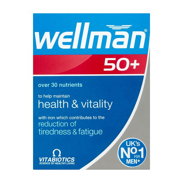 Vitabiotics Wellman 50+ 30 One-a-Day Tablets