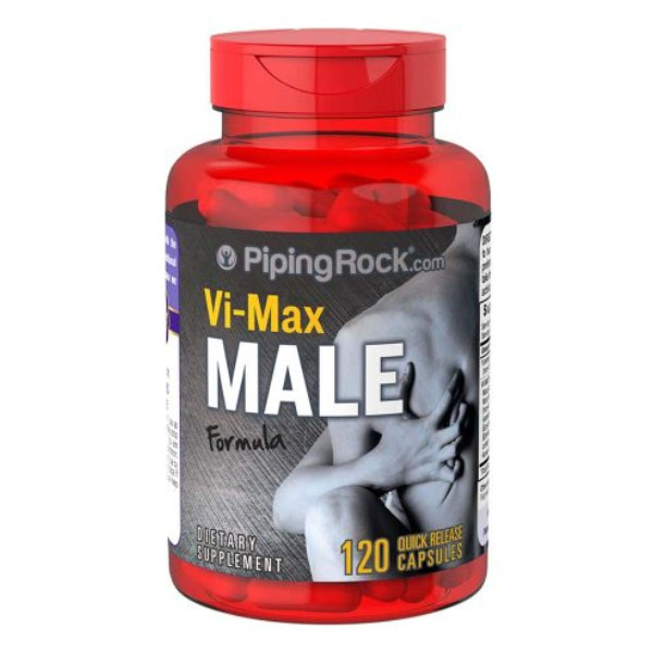 Piping Rock Vi-Max Male "MEN ONLY" 120 Quick Release Capsules