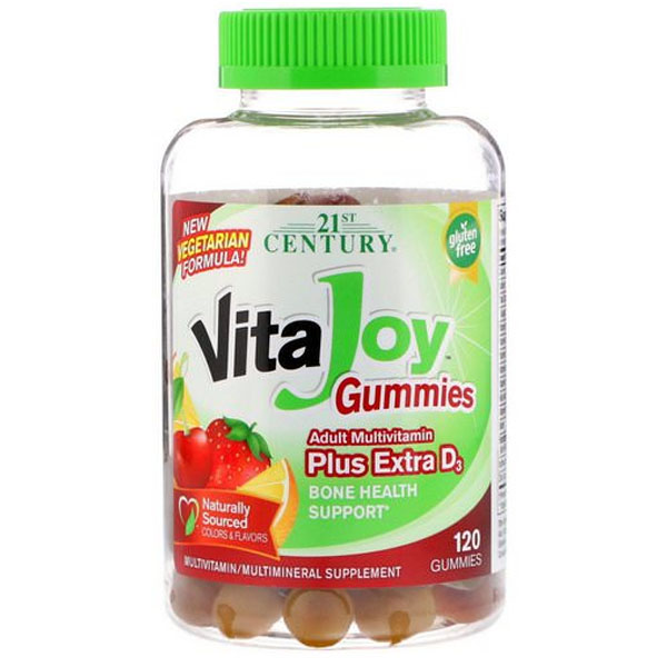 21st Century Vitajoy Multi Adult Vitamin Gummies Plus D3 120 Gummies