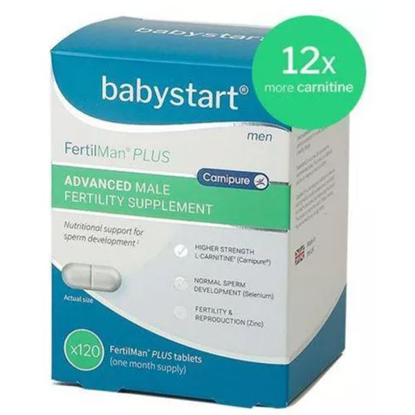 Babystart Advanced Male Fertility Supplement FertilMan PLUS 120 Tab
