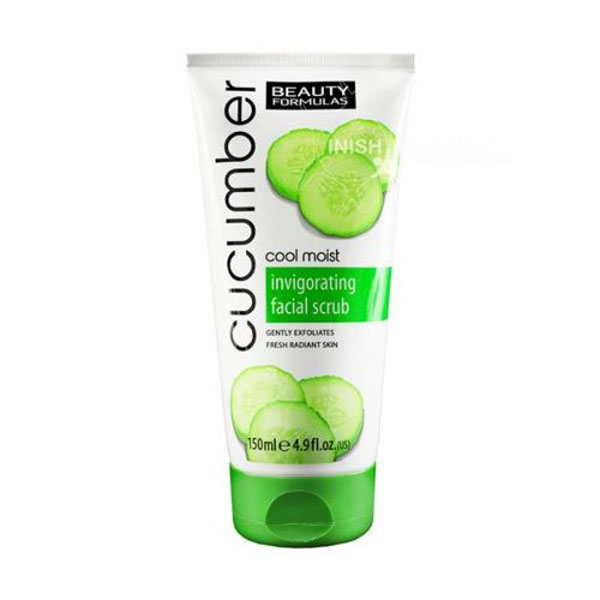 Beauty Formulas Invigorating Cucumber Facial Scrub 150ml