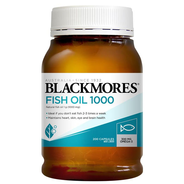 Blackmores Fish Oil 1000mg 200 Capsules (AUSTRALIA)