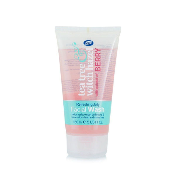 Boots Tea Tree Witch Hazel Refreshing Jelly Facial Wash - 150ml