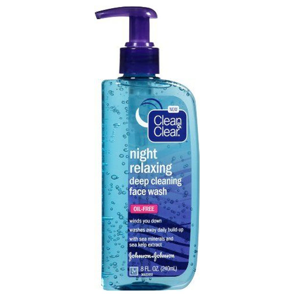 Clean & Clear Night Relaxing Deep Cleansing Face Wash 240ml