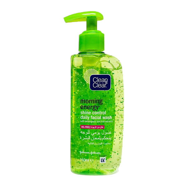 Clean and Clear Morning Eneergy Shine Control Daily Facial Wash 150ml