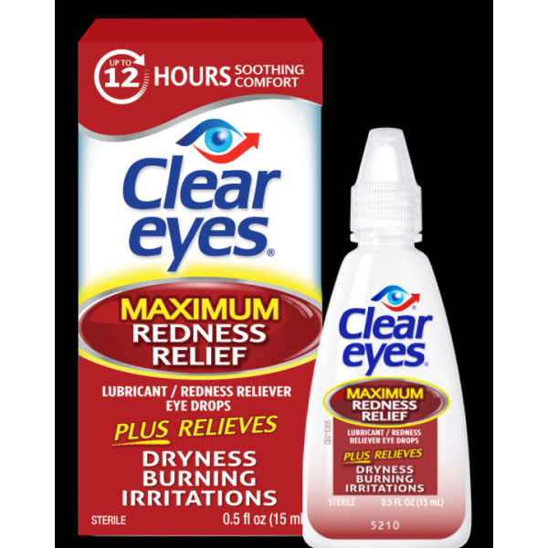 Clear Eyes Maximum Redness Relief Eye Drops15ml
