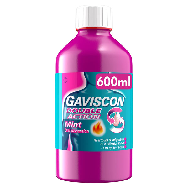 Gaviscon Double Action and Get Fast Dual Relief Mint Liquid 300ml