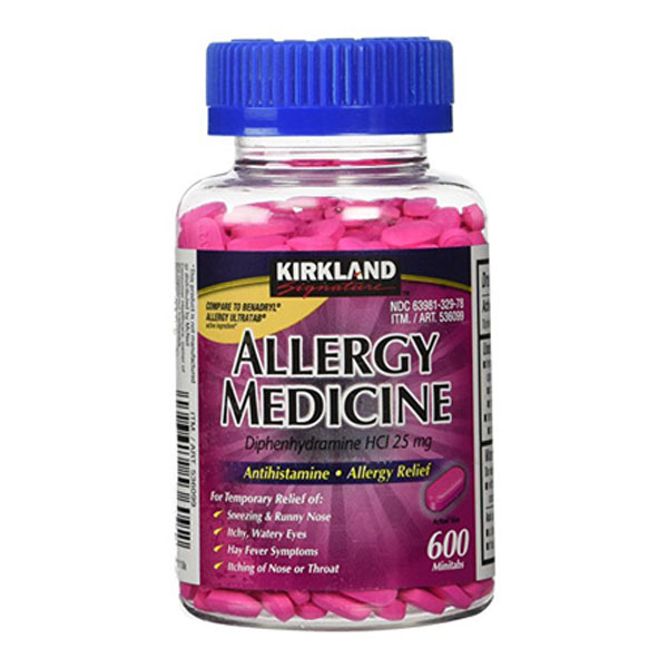Kirkland Allergy Medicine 600 Mini tablets