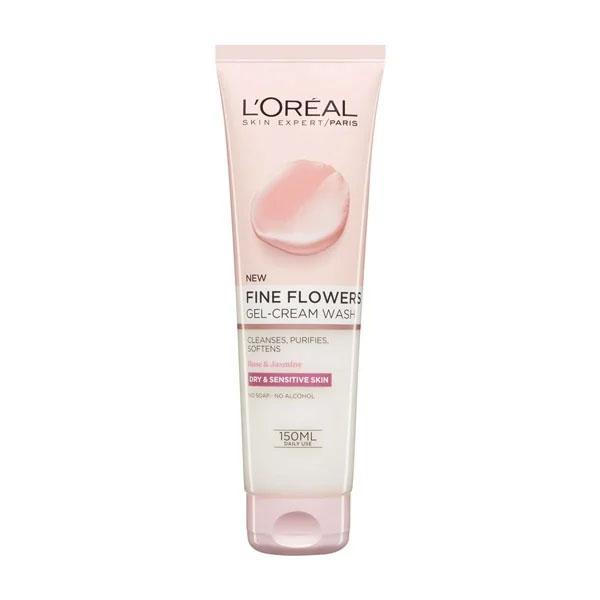 LOreal Fine Flowers Gel-Cream Wash Rose & Jasmine 150ml