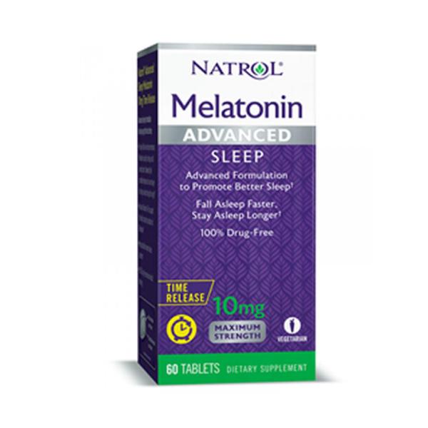 Natrol Melatonin Advanced Sleep Support Time Release10 mg- 60 Tablet