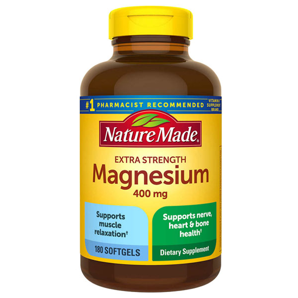 Nature Made Extra Strength Magnesium 400mg 180 Softgels