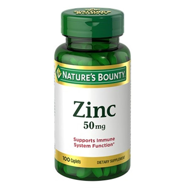 Nature’s Bounty Zinc 50mg 100 Caplets