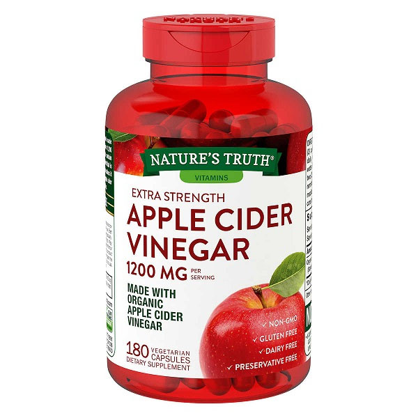 Nature’s Truth Apple Cider Vinegar 1200mg 180 Capsules