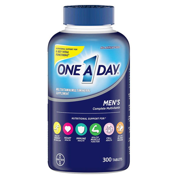 One A Day Men’s Health Formula Multivitamin 300 tablets