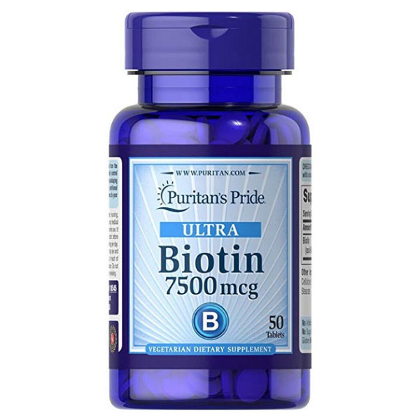 Puritan’s Pride Biotin 7500mcg 50 Tablets