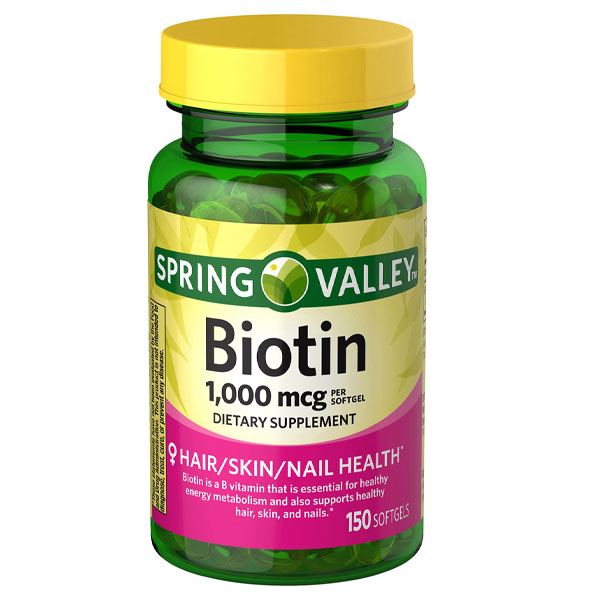 Spring Valley Biotin Softgels 1000 mcg 150 Softgels