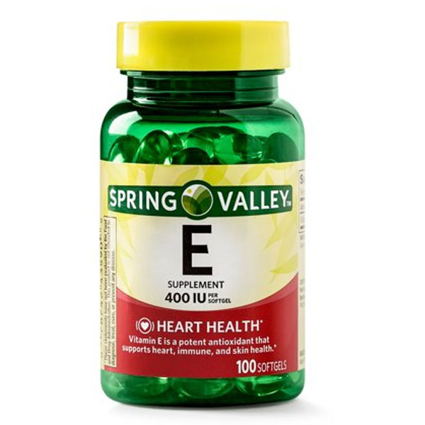 Spring Valley Vitamin E Supplement 400IU 100 Softgel