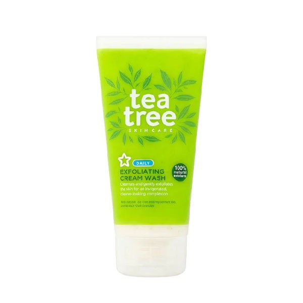 Superdrug Tea Tree Exfoliating Cream Wash 150ml
