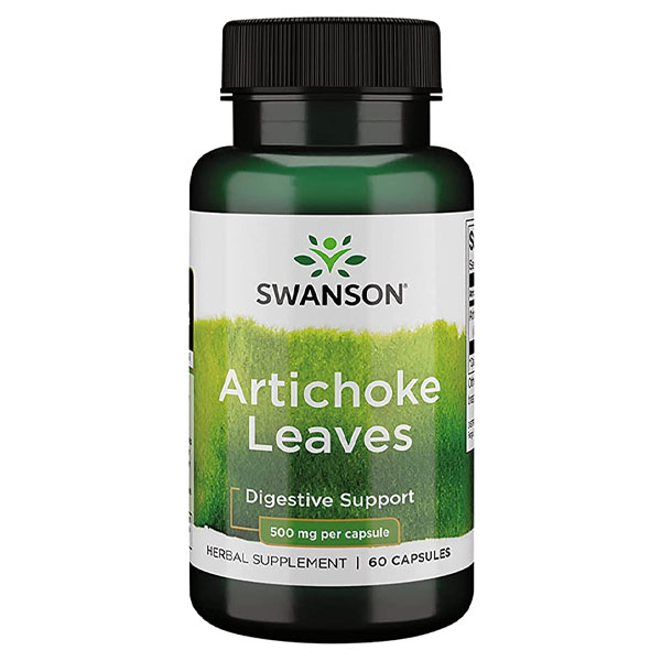 Swanson Artichoke Leaves (Cynara Scolymus) 500 mg 60 Capsules