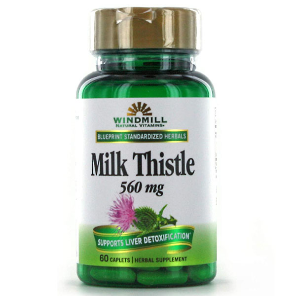 Windmill Natural Vitamins Milk Thistle 250mg 60 Tablets
