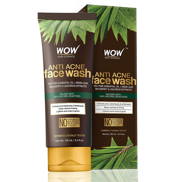 Wow Skin Science Anti-Acne Face Wash 100ml