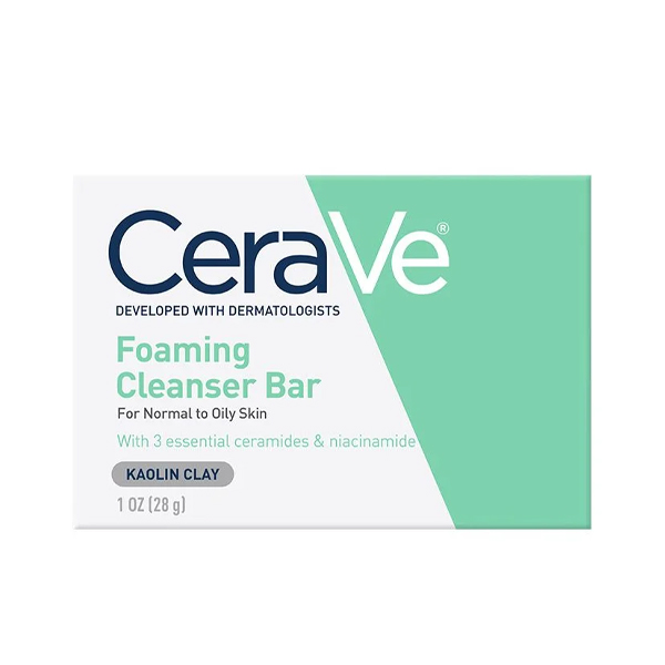 CeraVe Foaming Cleanser Bar Normal To Oily Skin 128g
