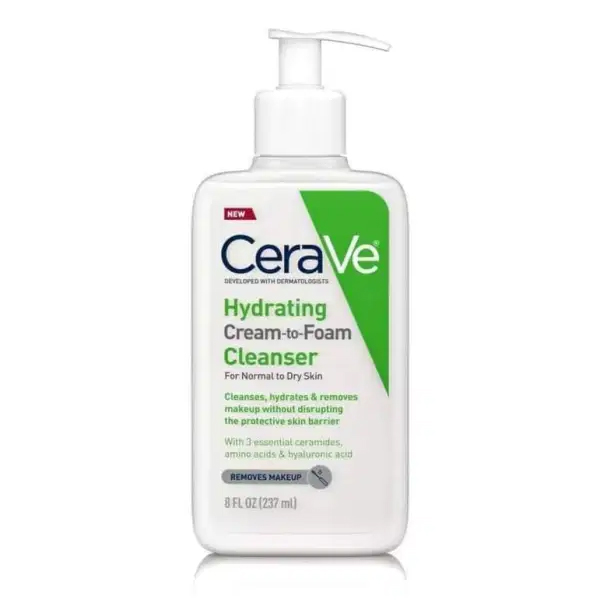 CeraVe Hydrating Cream To Foam Cleanser 237ml (USA)
