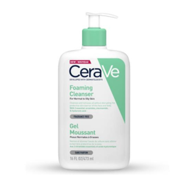 CeraVe Foaming Facial Cleanser For Normal To Oily Skin 473ml