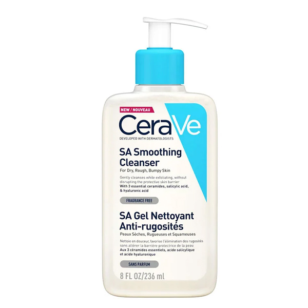 CeraVe SA Smoothing Cleanser For Dry, Rough, Bumpy Skin 236ml