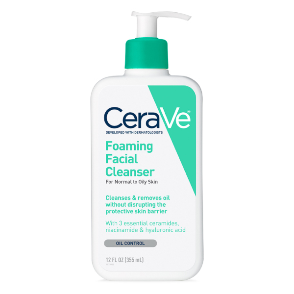 Cerave Foaming gel cleanser for normal-to-oily skin 355ml