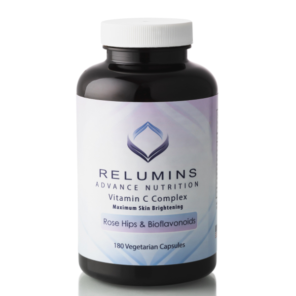 Relumins Advance Nutrition Vitamin C Complex MAX Skin Brightening with Rose Hips & Bioflavinoids 180Capsules