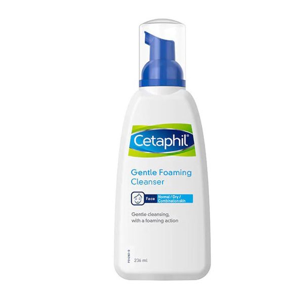 Cetaphil Gentle Foaming Cleanser – 236ml, Normal, Dry, Combination Skin