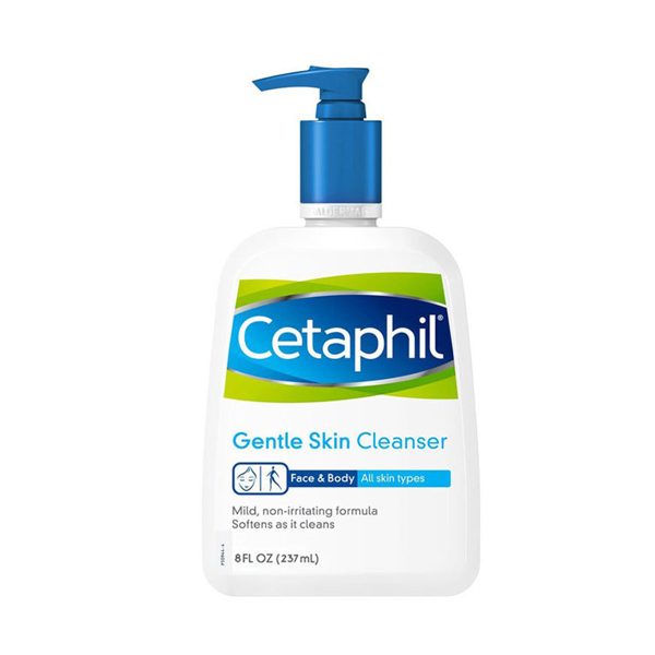 Cetaphil Gentle Skin Cleanser – 237ml, Face & Body, All Skin Types